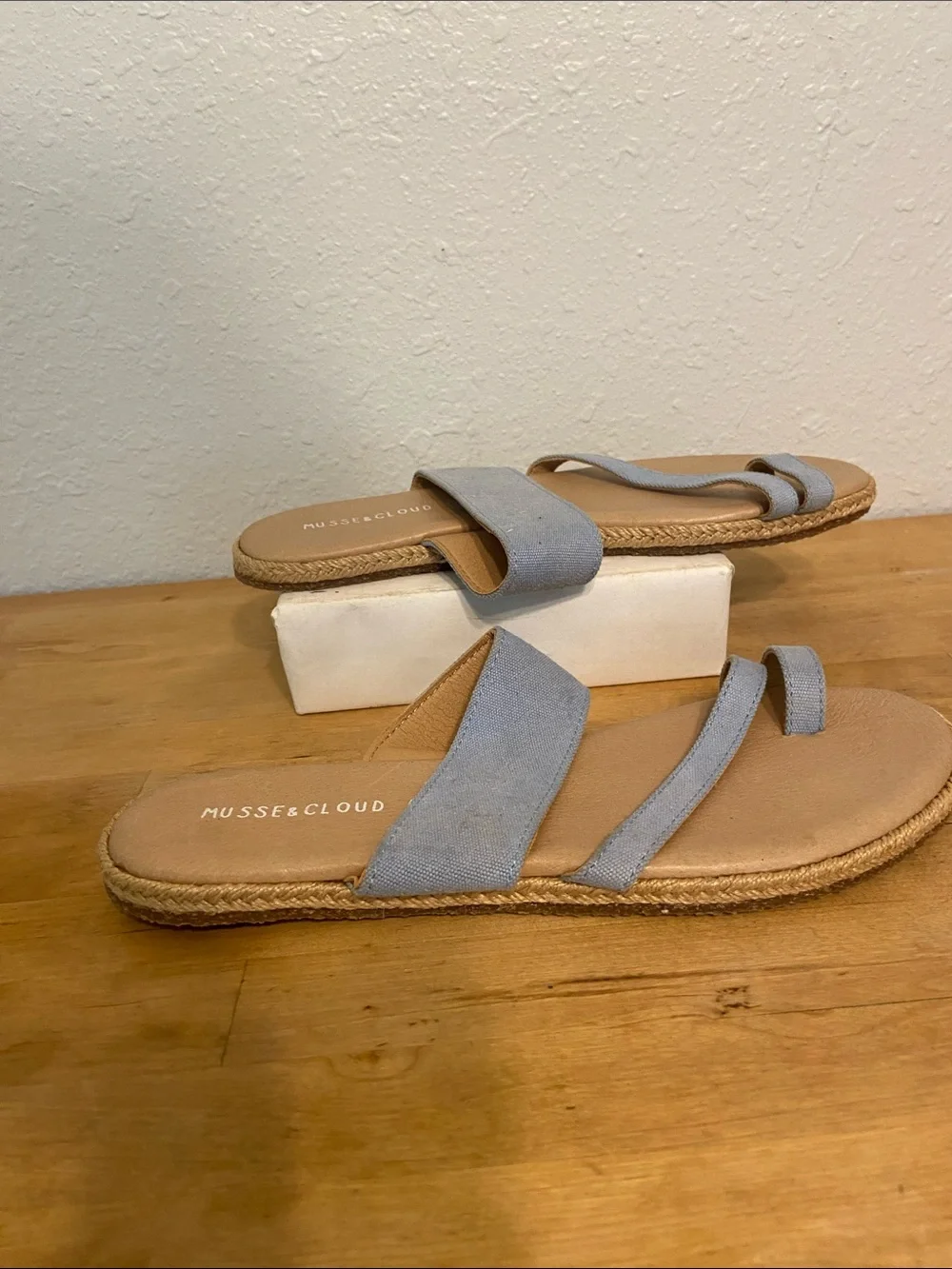 Musse & Cloud Light Blue Zubeach Sandals Size EU 41 US10-10.5